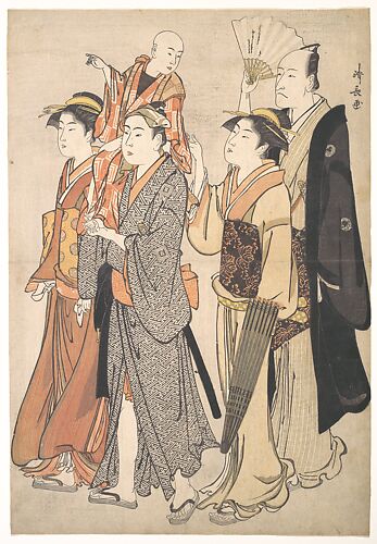 Ichikawa Danjūrō V and His Family