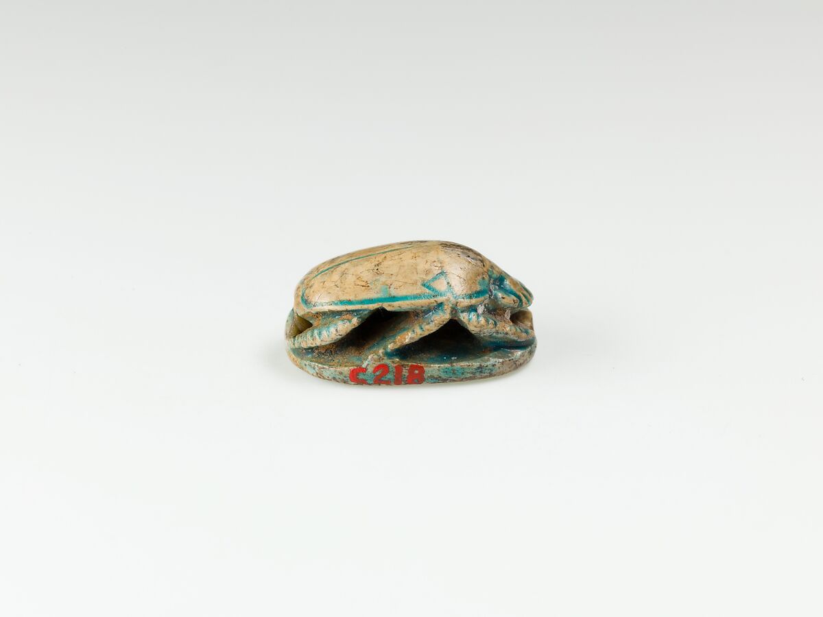 Scarab of Ramesses II, Glazed steatite