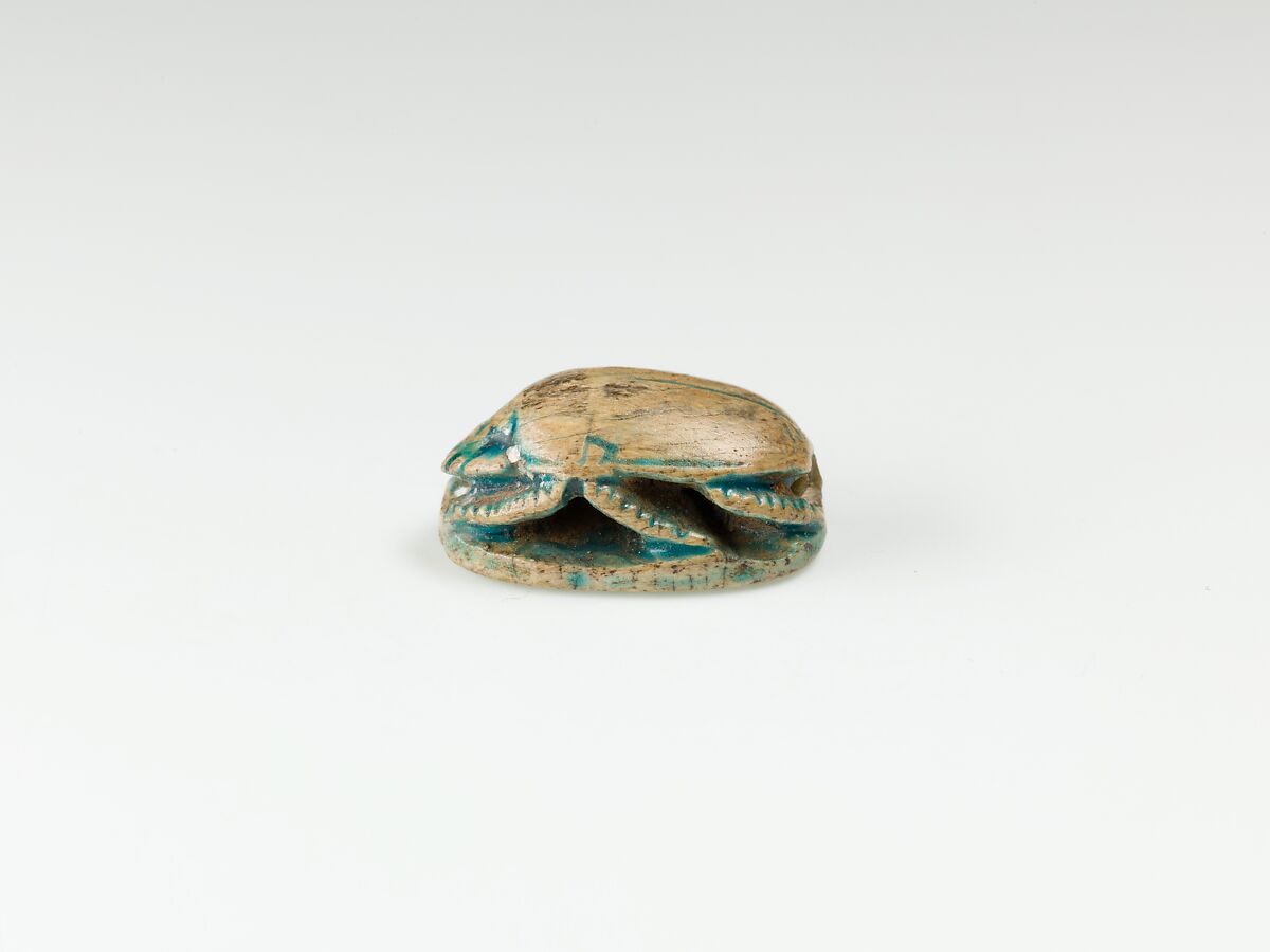 Scarab of Ramesses II, Glazed steatite