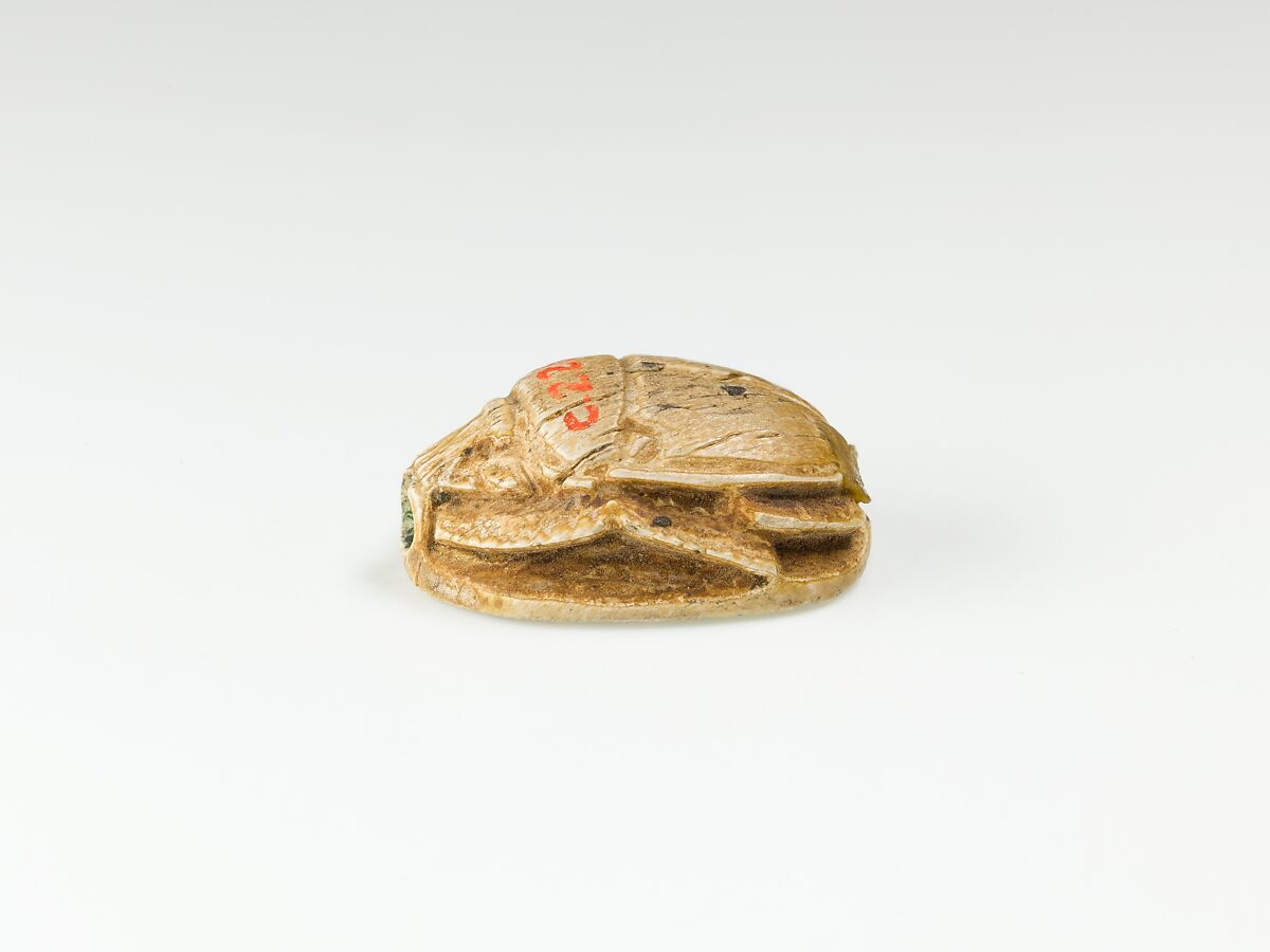 Scarab of Ramesses II, Glazed steatite