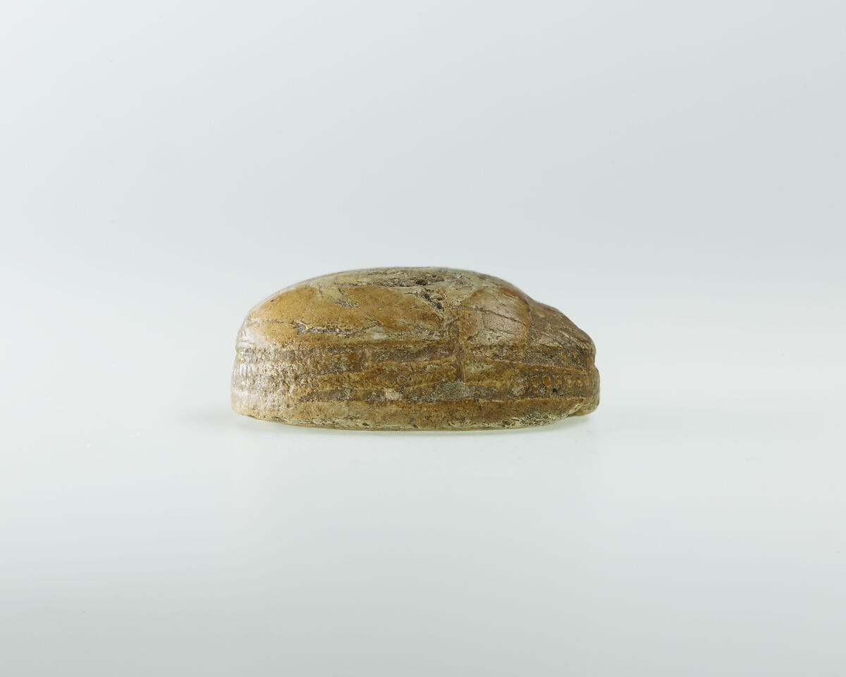 Scarab of an Official, Brown glazed steatite
