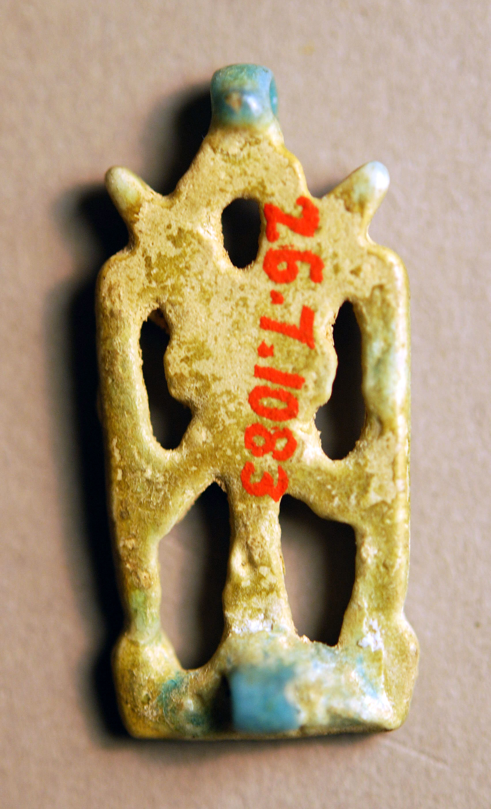 Amulet with an Ankh and Two Was Scepters - New Kingdom - The