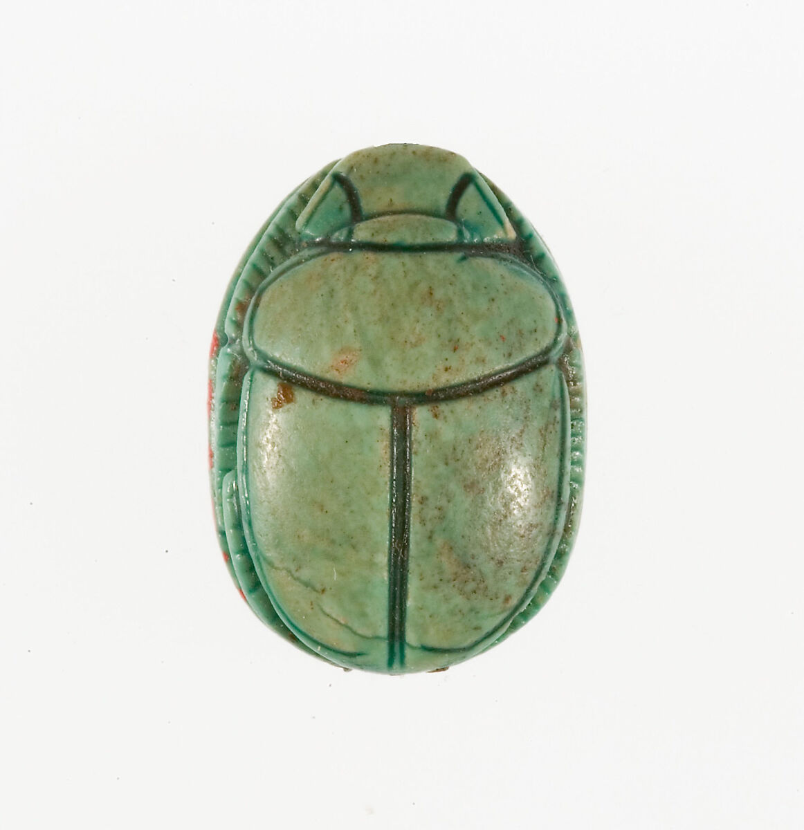 Scarab Inscribed with the Name Maatkare (Hatshepsut), Steatite (glazed)
