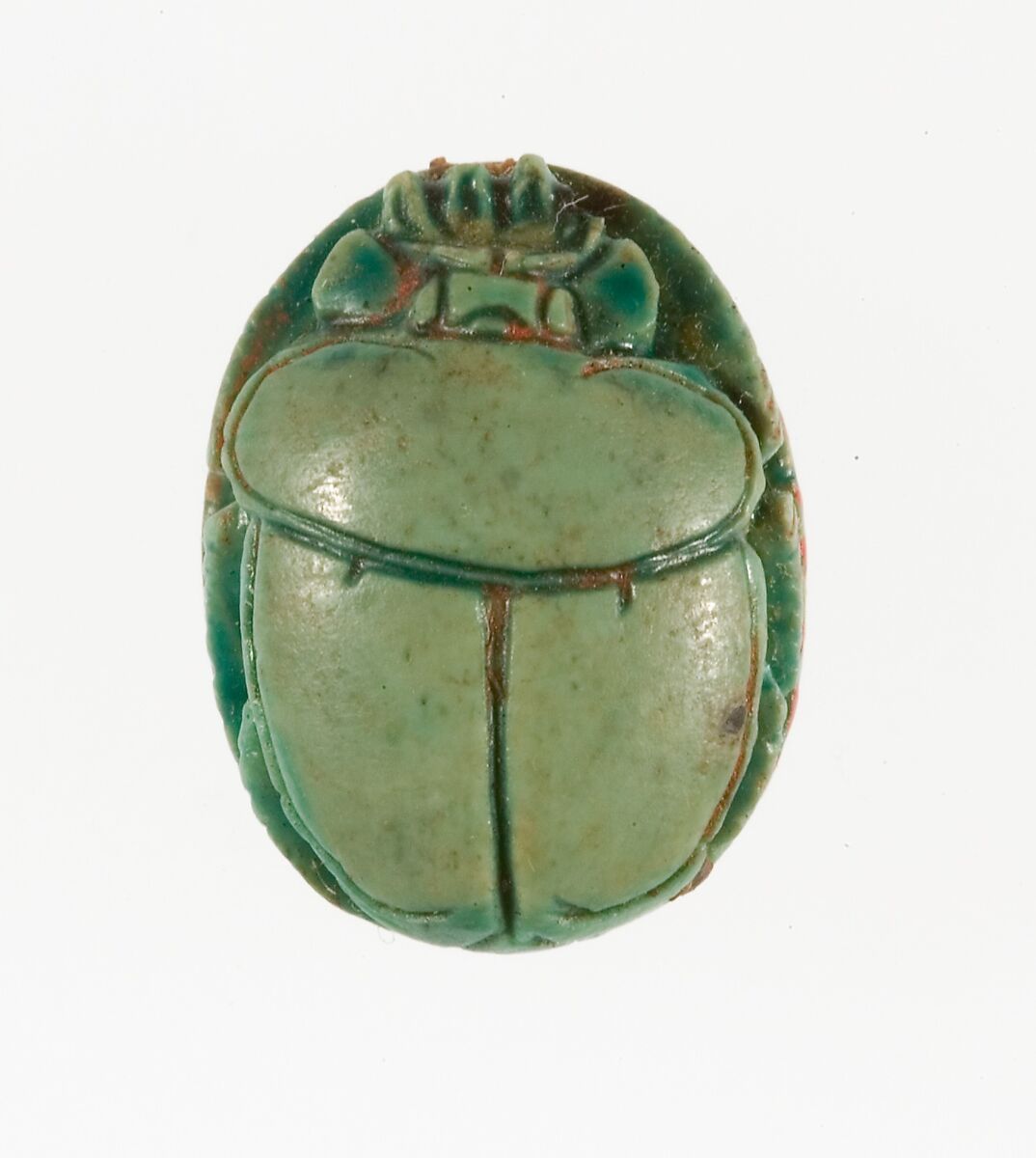 Scarab Inscribed with the Name Maatkare (Hatshepsut), Steatite (glazed)