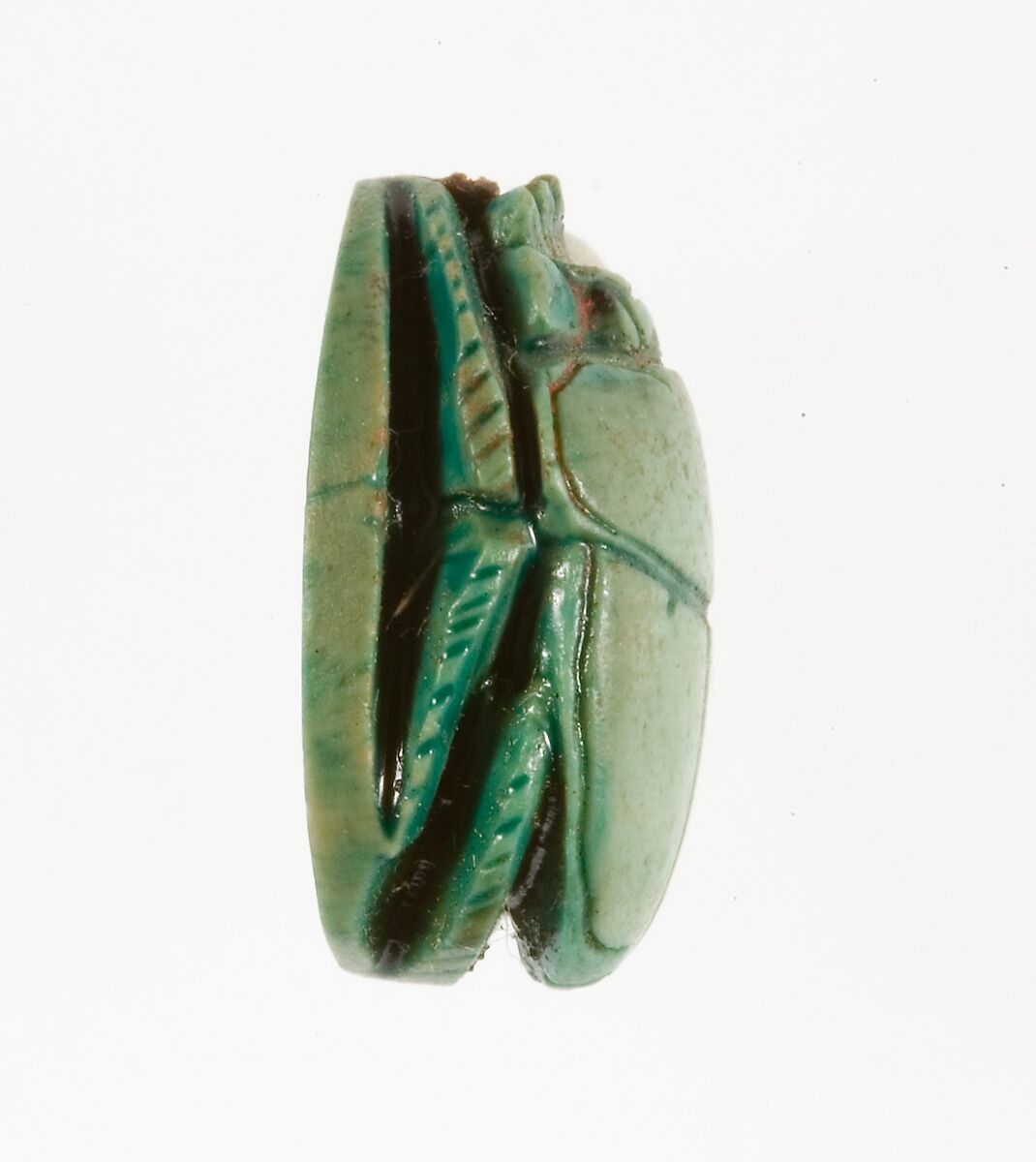 Scarab Inscribed with the Name Maatkare (Hatshepsut), Steatite (glazed)