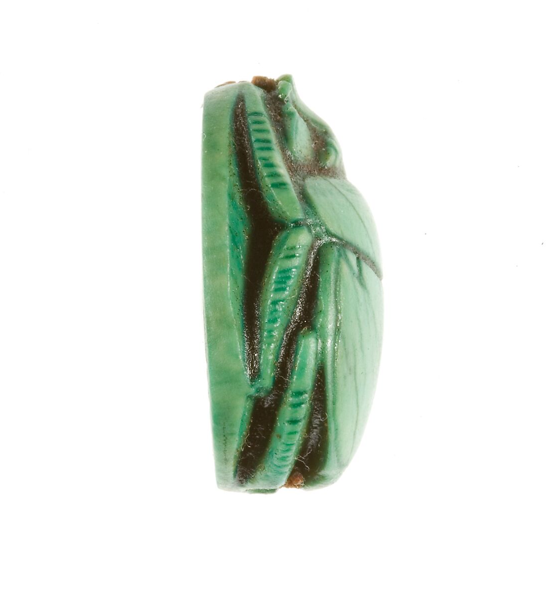 Scarab Inscribed for Maatkare (Hatshepsut), Steatite (glazed)