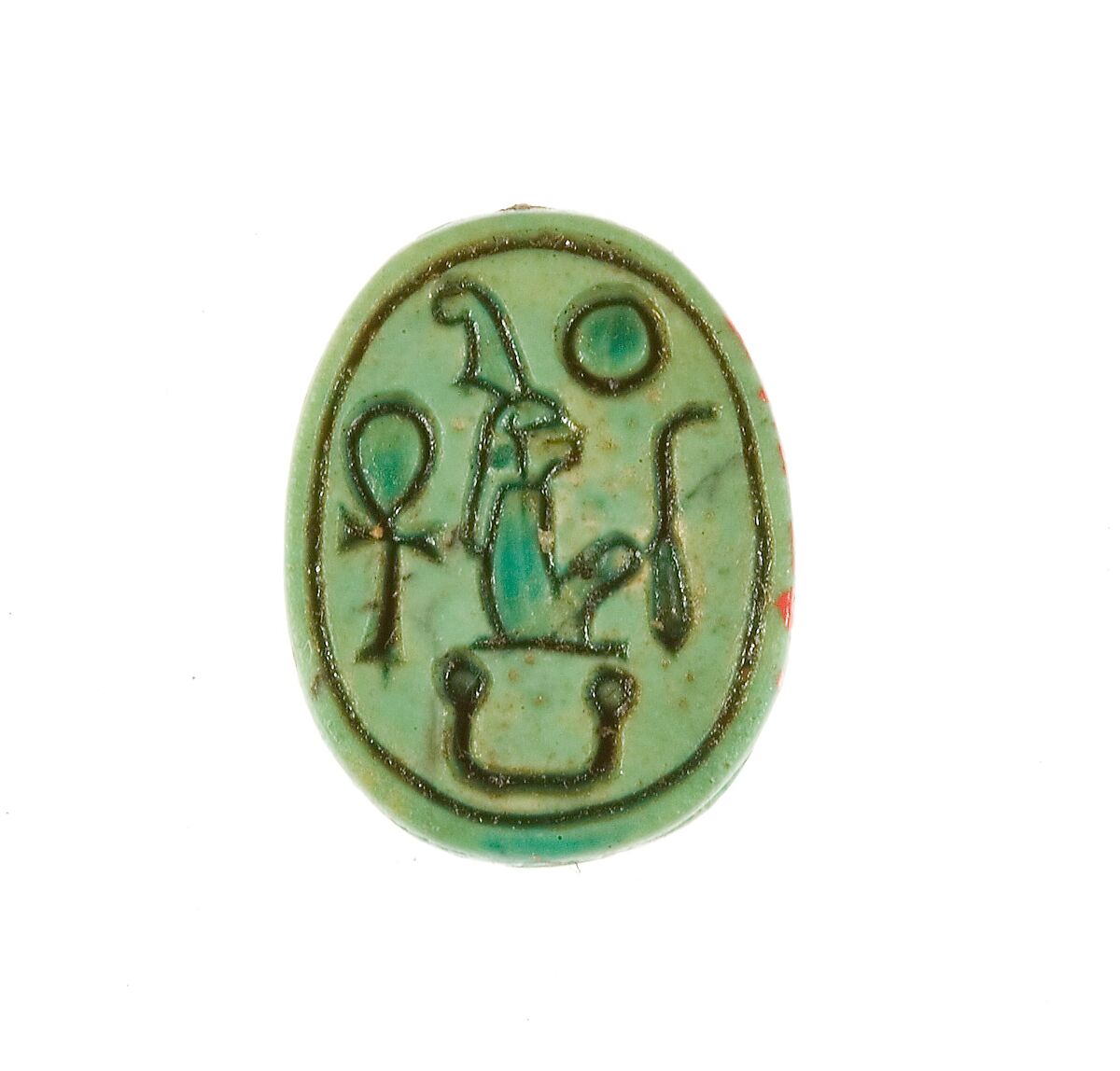 Scarabs from Hatshepsut Foundation Deposits, Steatite (glazed) 