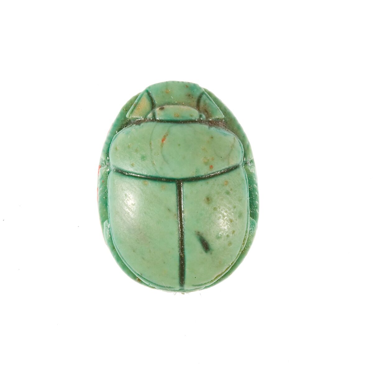 Scarabs from Hatshepsut Foundation Deposits, Steatite (glazed)