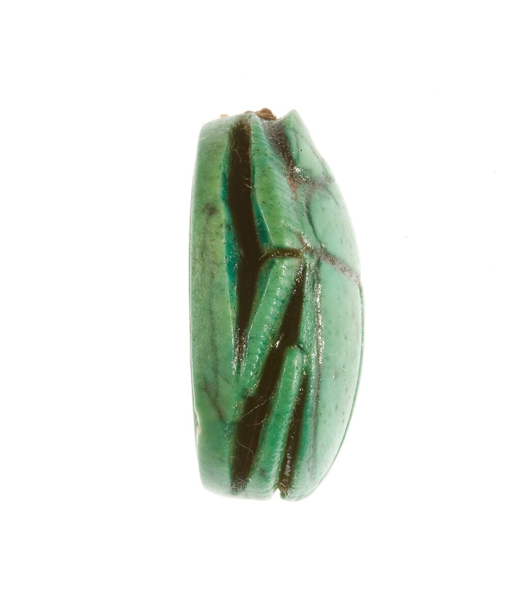 Scarab for Maatkare (Hatshepsut), Beloved of Amun, Steatite (glazed)