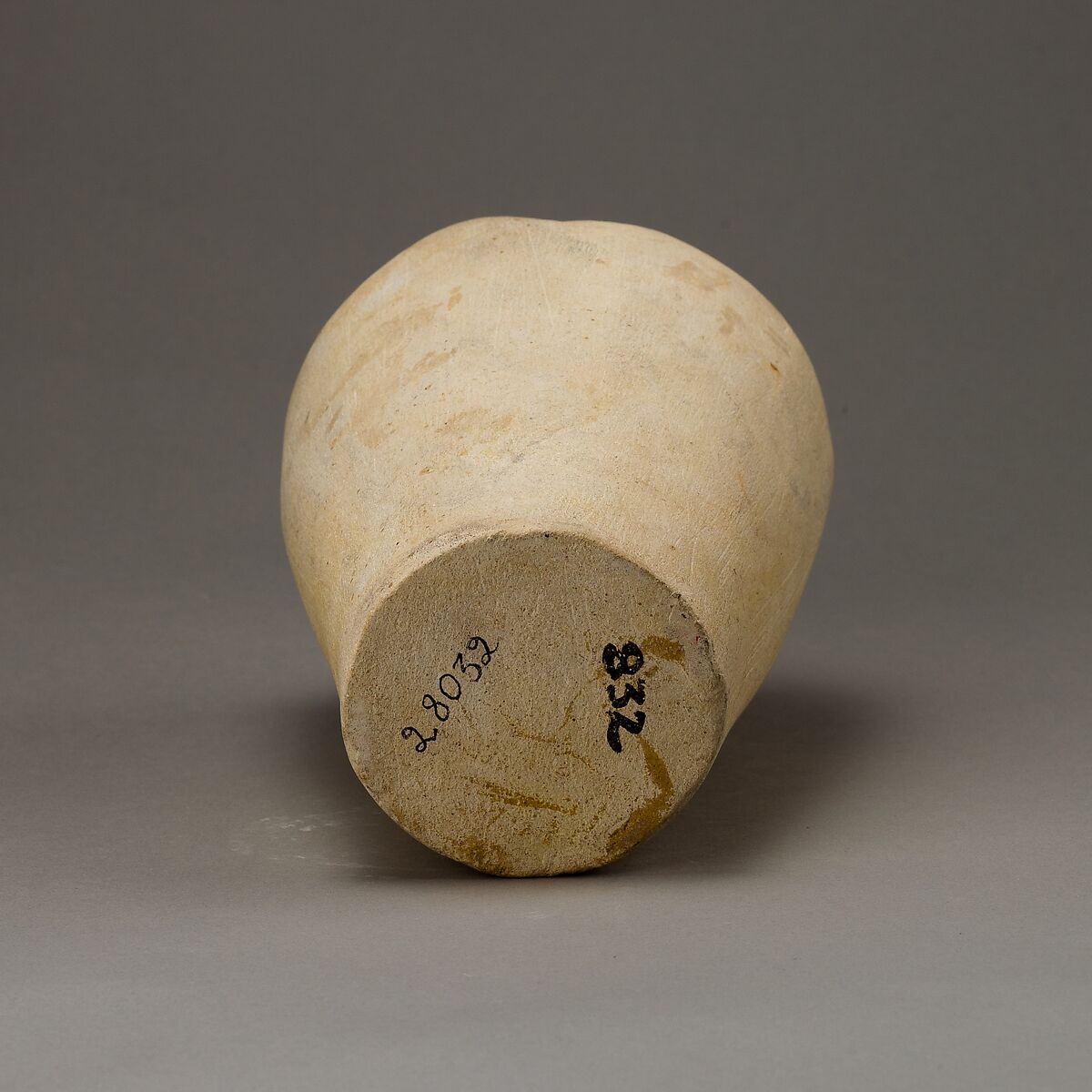 Canopic jar with falcon head, Limestone