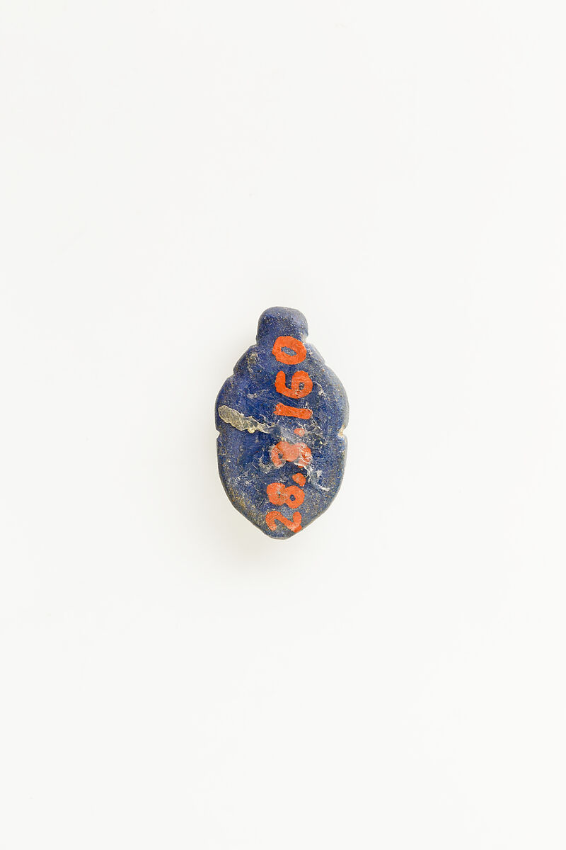 Scarab Amulet, Blue paste