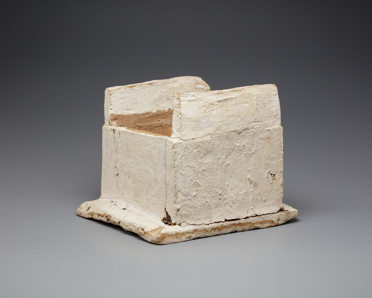 Shabti Box of Nauny, Sycomore, stucco, paint