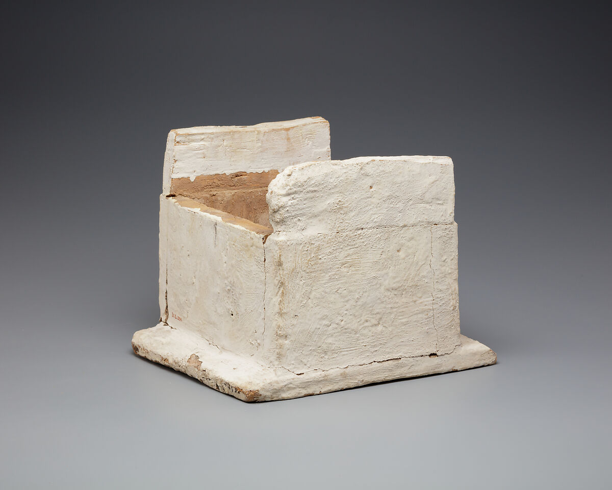 Shabti Box of Nauny, Sycomore, stucco, paint