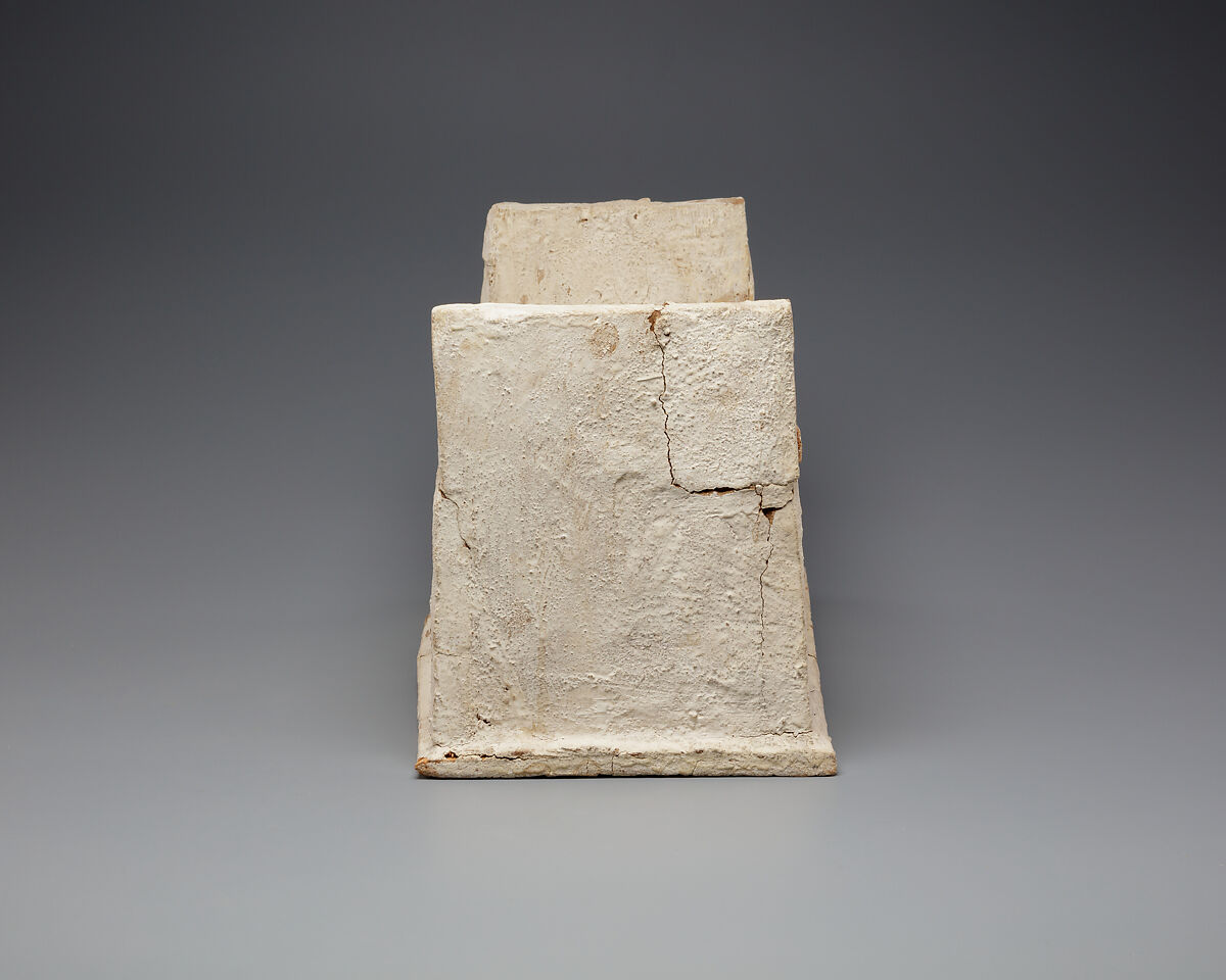 Shabti Box of Nauny, Sycomore, stucco, paint