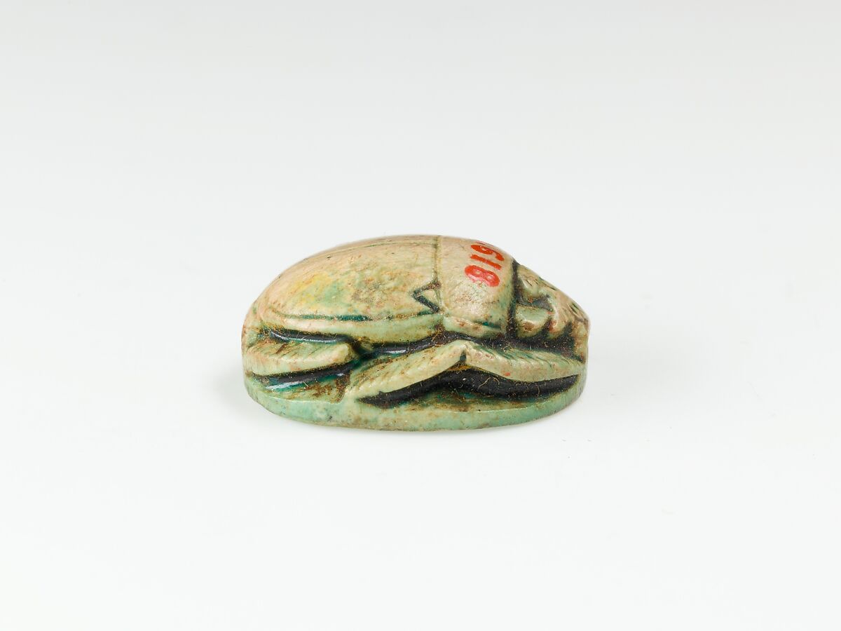 Scarab of Ramesses II, Glazed steatite