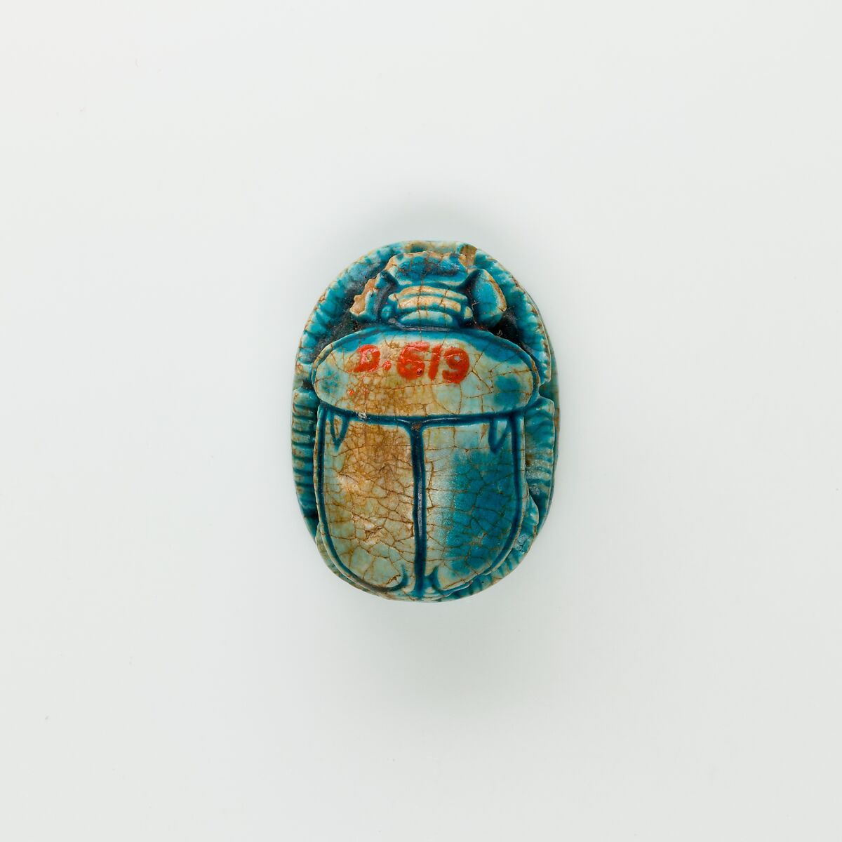 Scarab of Ramesses II, Glazed steatite
