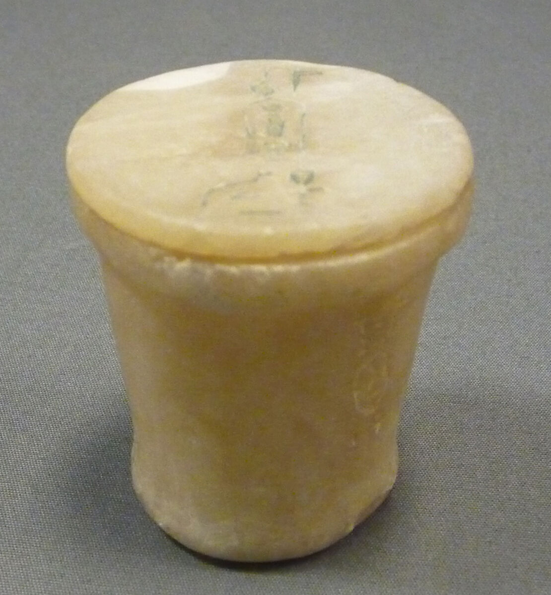 Model Jar from the Foundation Deposit for Hatshepsut's Tomb, Travertine (Egyptian alabaster) 
