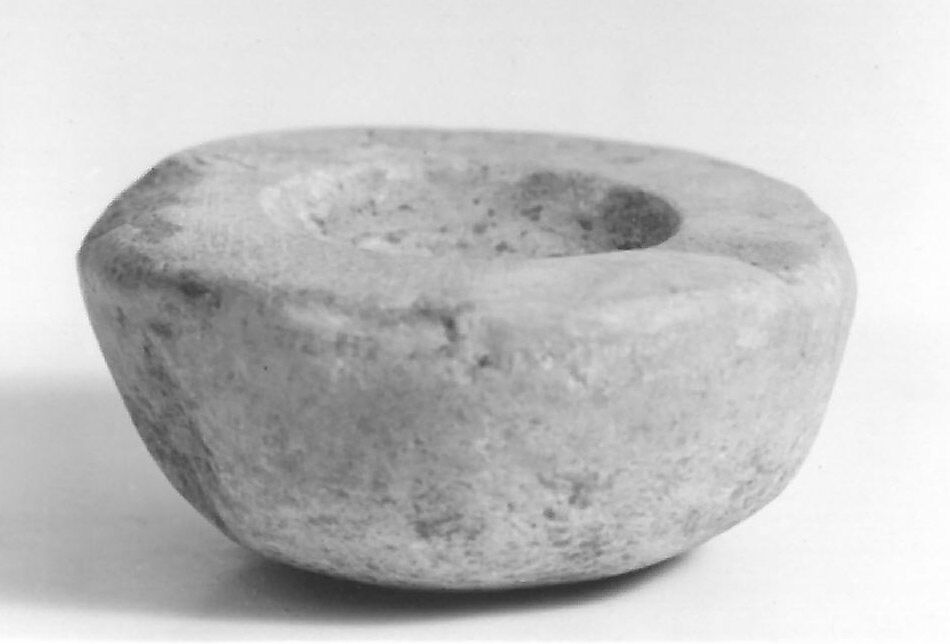 Model Dish from a Foundation Deposit, Travertine (Egyptian alabaster)