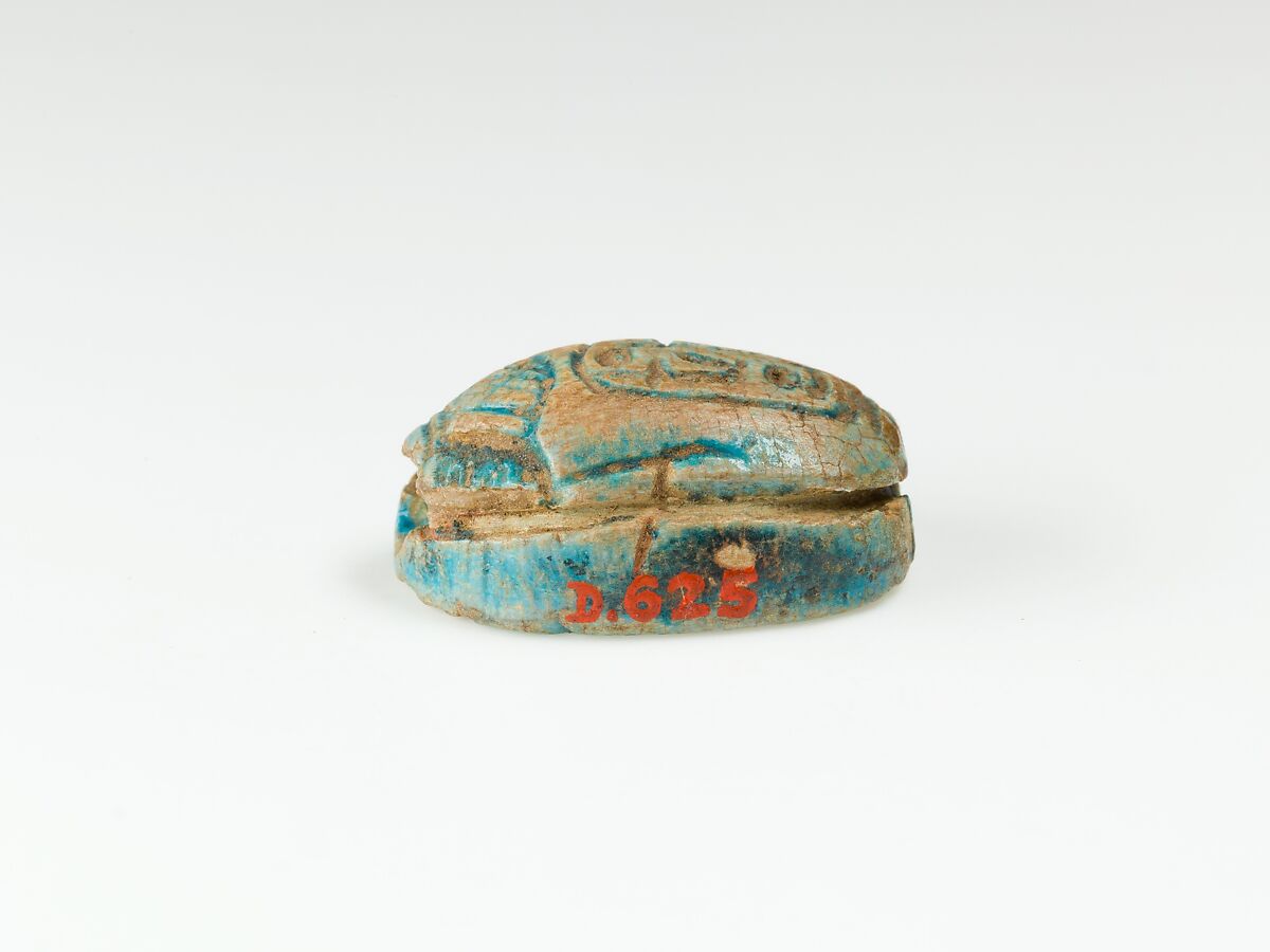 Scarab of Ramesses II, Glazed steatite