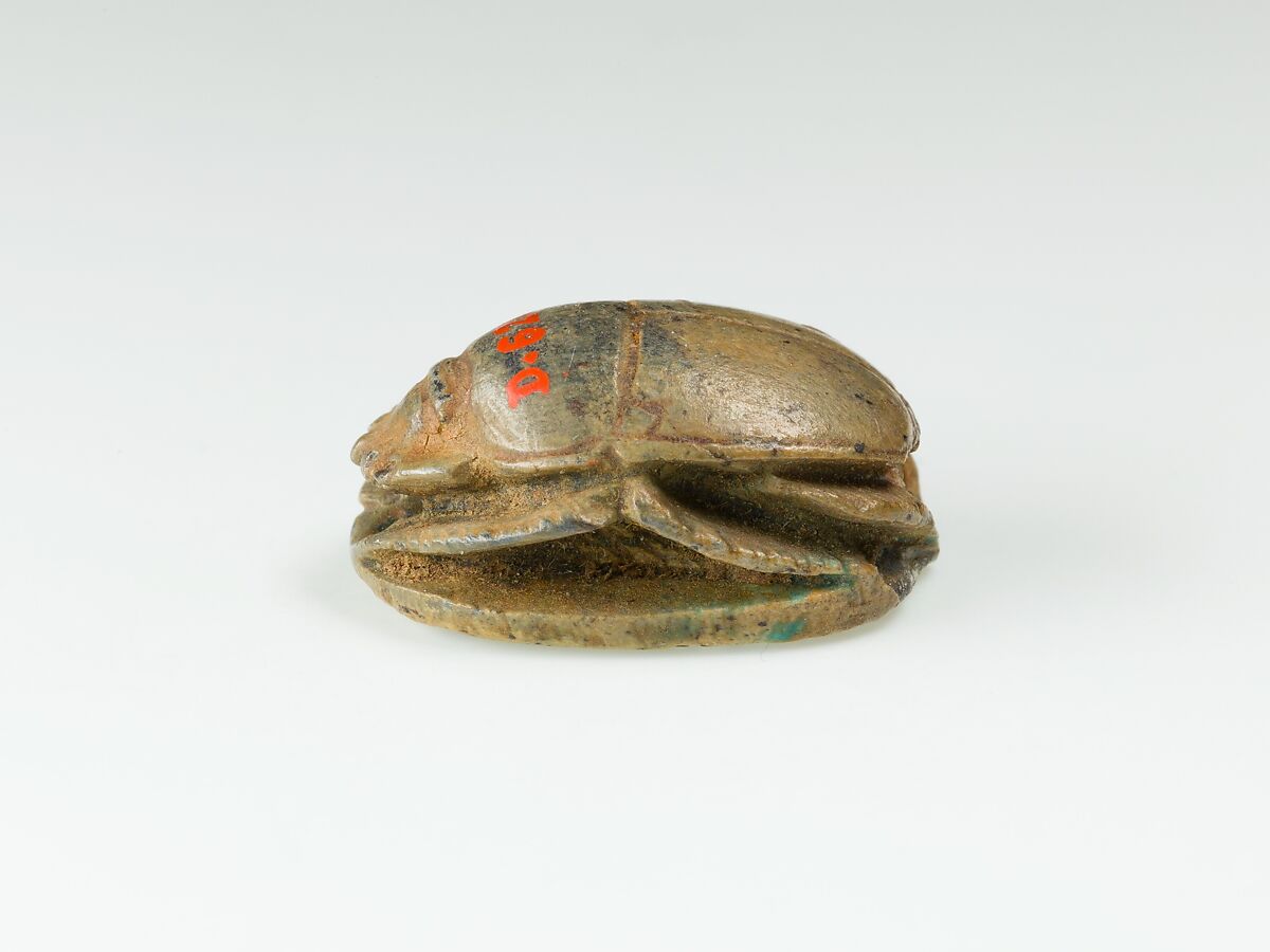 Scarab of Ramesses II, Glazed steatite