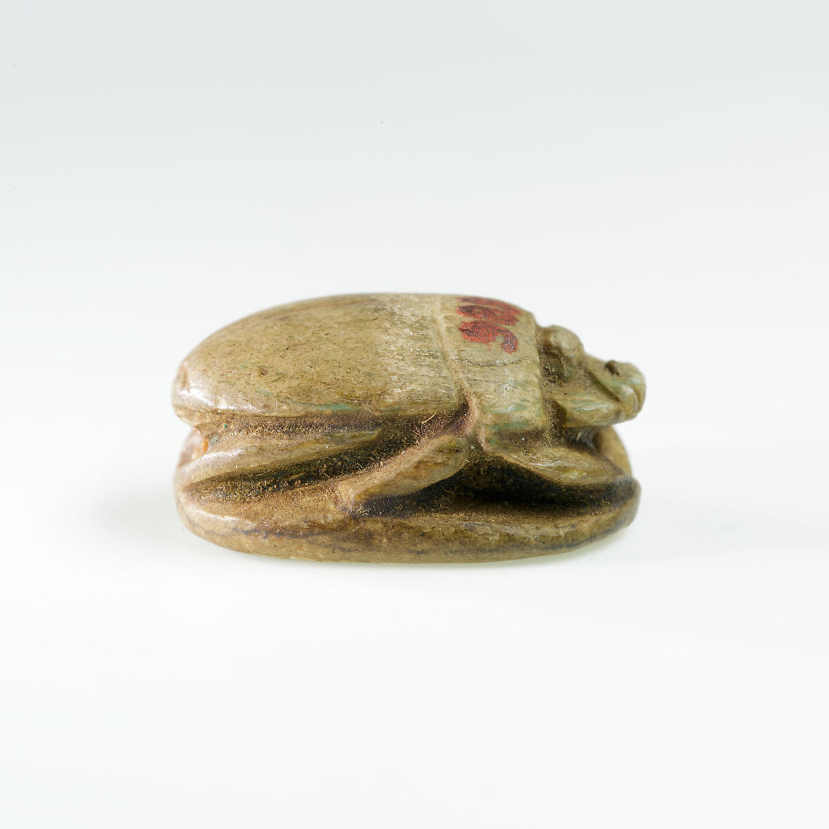 Scarab, private, Faience