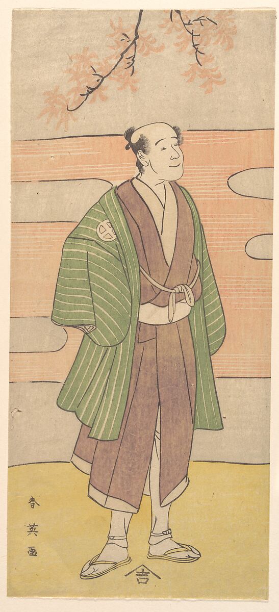 The Actor Otani Oniji III, Katsukawa Shun&#39;ei 勝川春英 (Japanese, 1762–1819), Woodblock print; ink and color on paper, Japan 