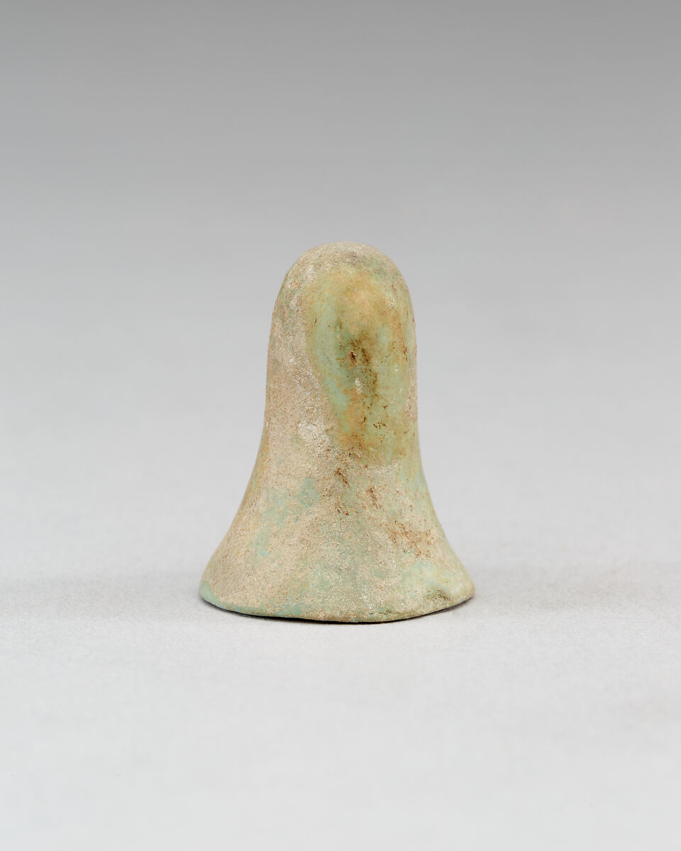 Conical Gaming Piece from Neferkhawet's Tomb, Faience