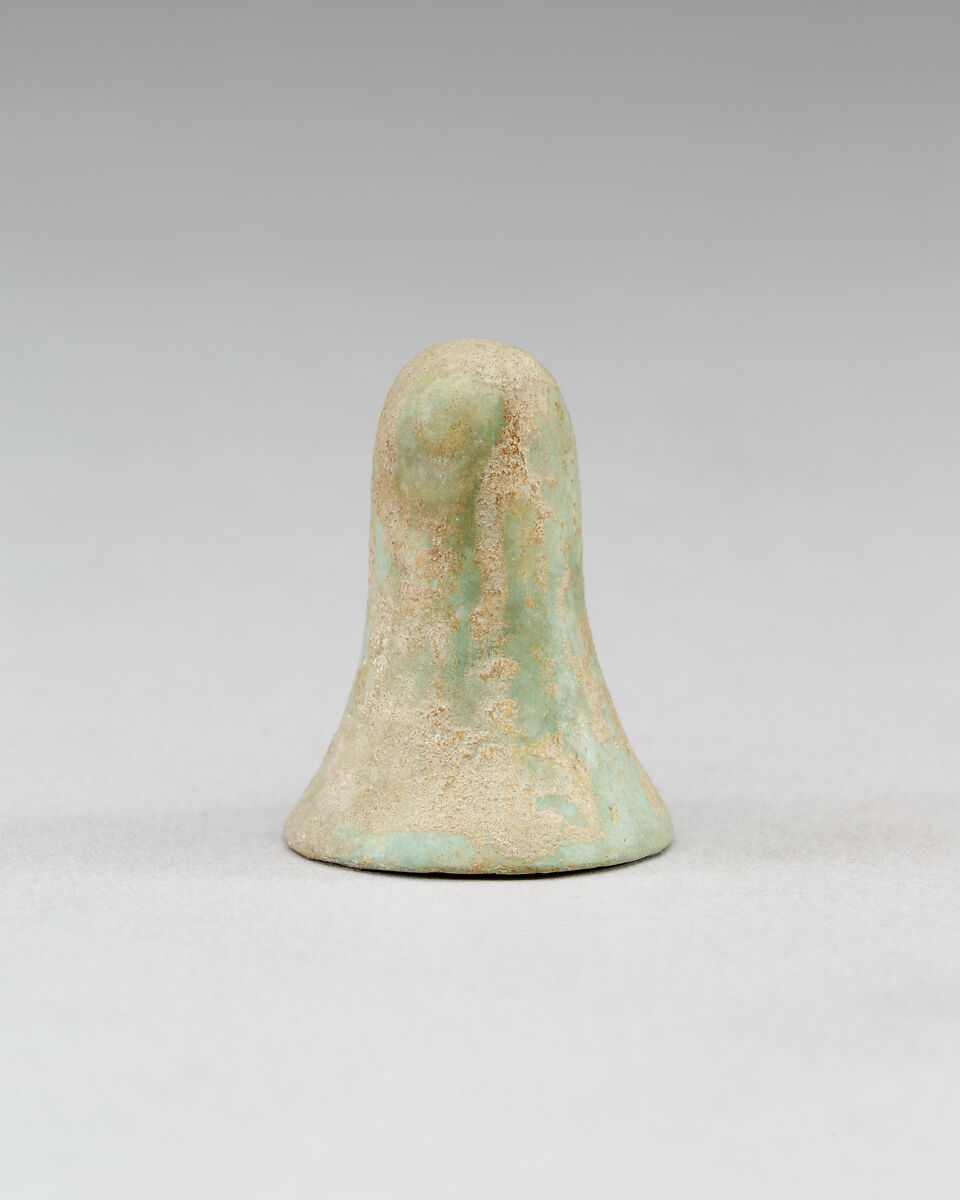 Conical Gaming Piece from Neferkhawet's Tomb, Faience 