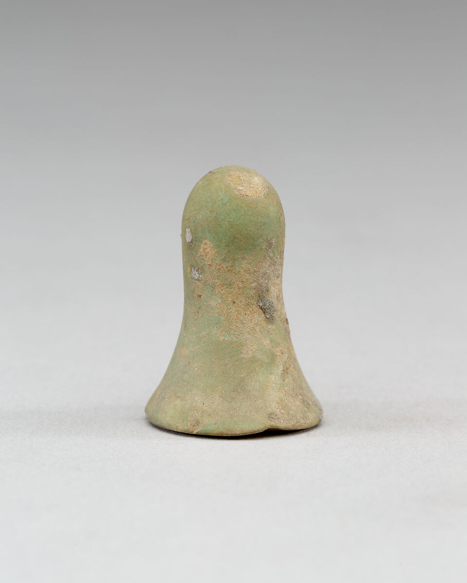 Conical Gaming Piece from Neferkhawet's Tomb, Faience