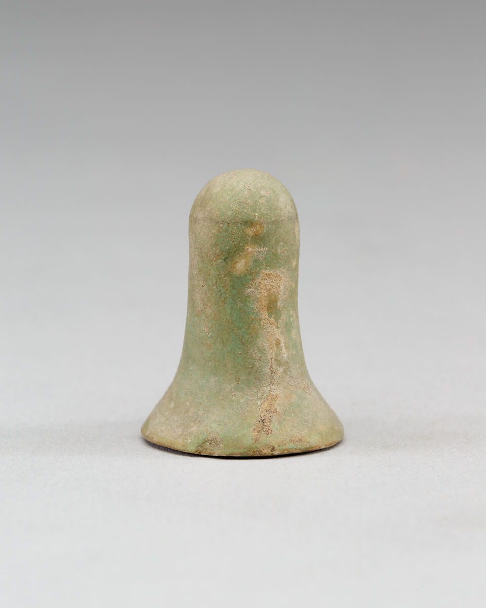 Conical Gaming Piece from Neferkhawet's Tomb, Faience