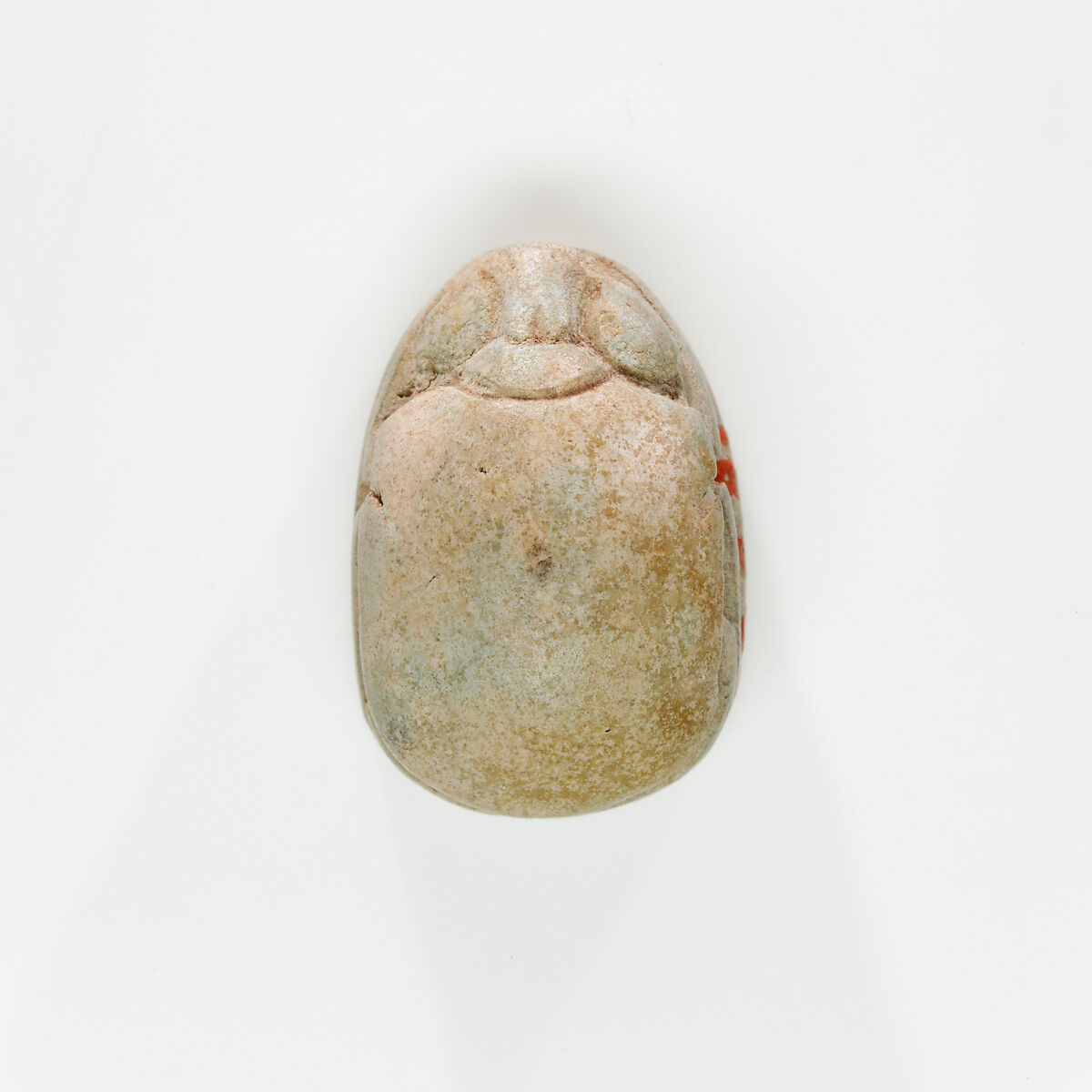 Scarab from Rennefer's Burial, Faience
