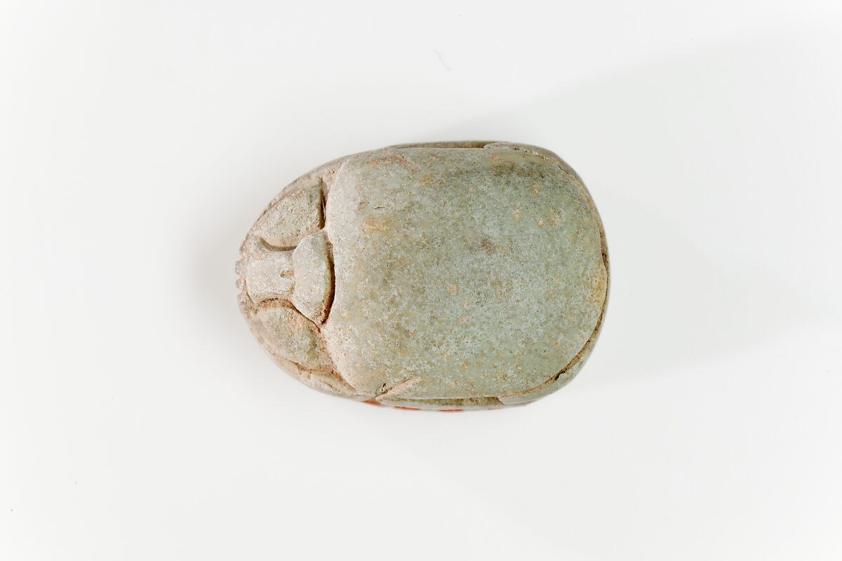 Scarab from Rennefer's Burial, Faience