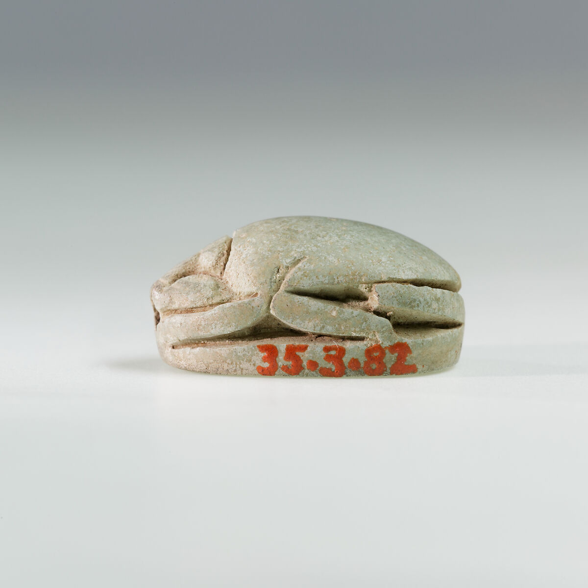 Scarab from Rennefer's Burial, Faience