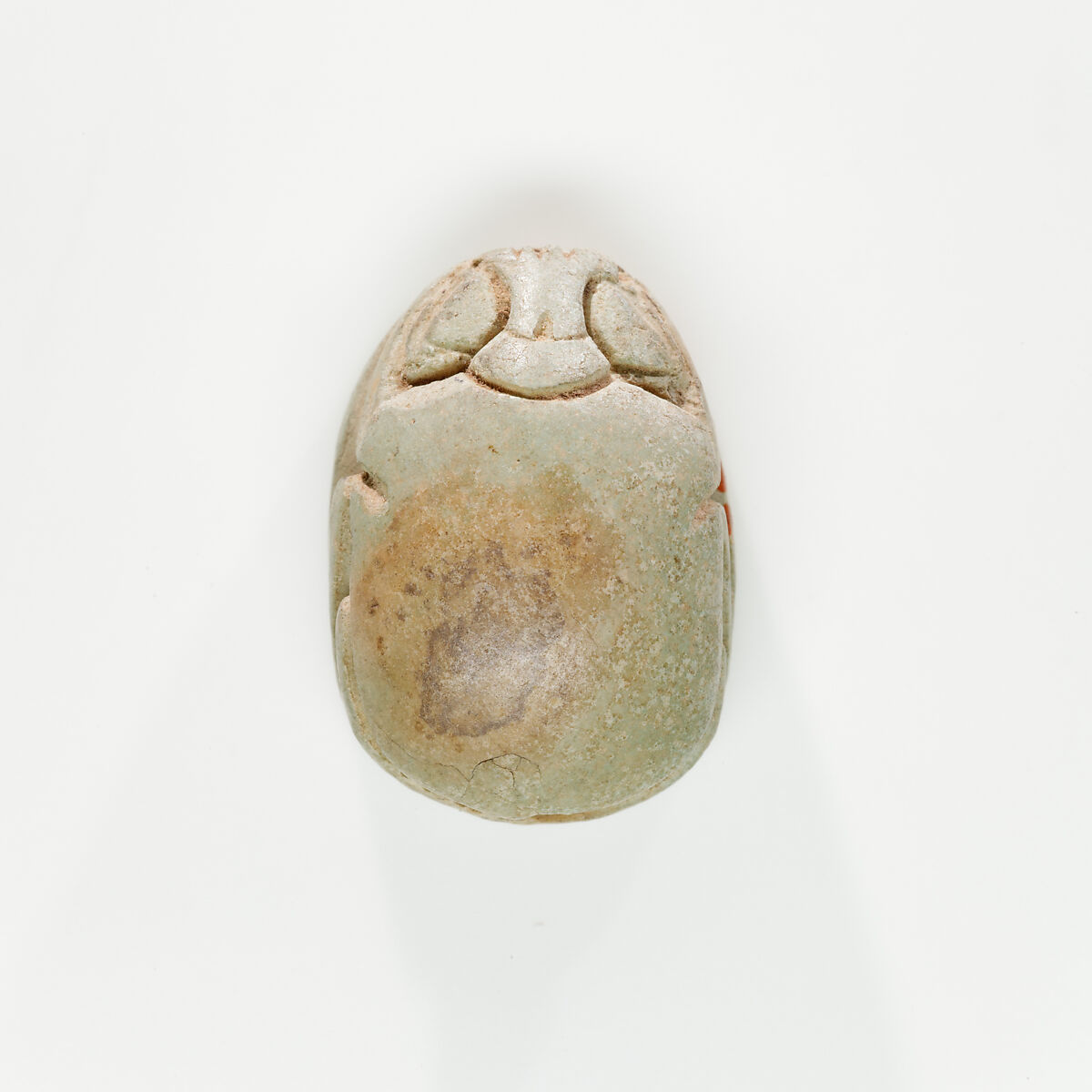 Scarab from Rennefer's Burial, Faience