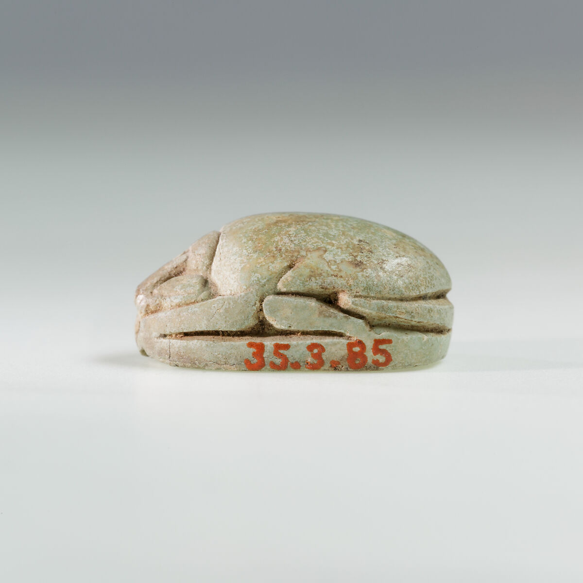Scarab from Rennefer's Burial, Faience
