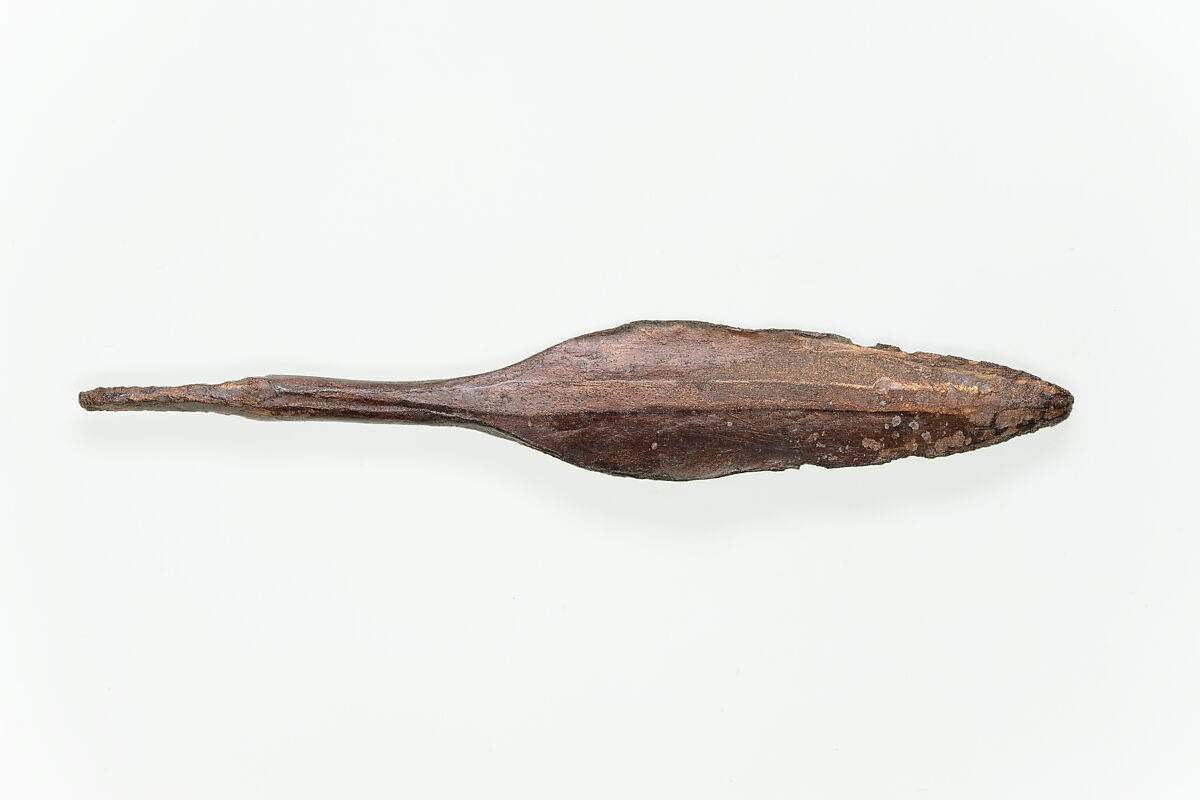 Arrow or Javelin Point of Neferkhawet, Bronze or copper alloy 