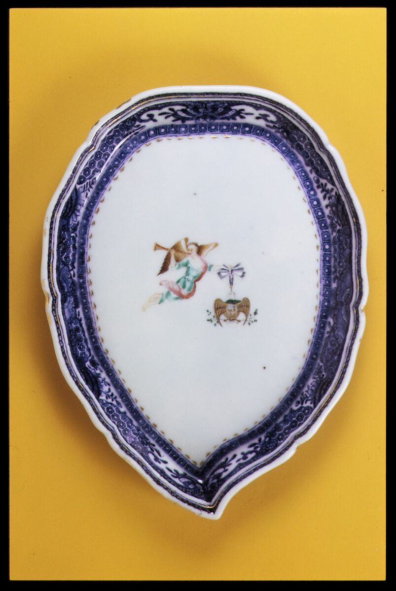 Pickle Dish, Porcelain, Chinese 
