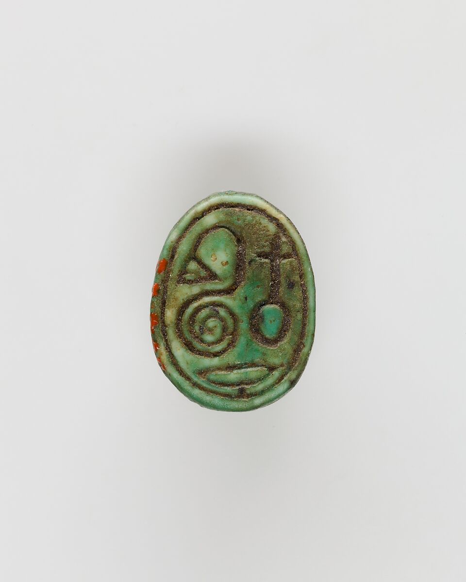 Scarabs, Glazed steatite 