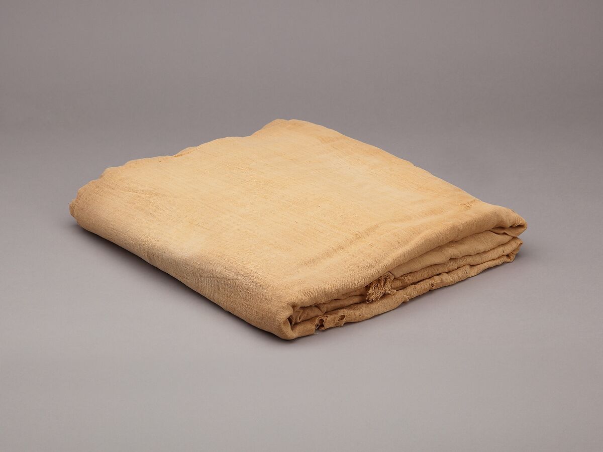 Sheet, linen mark, coarse spin, close weave, Linen 