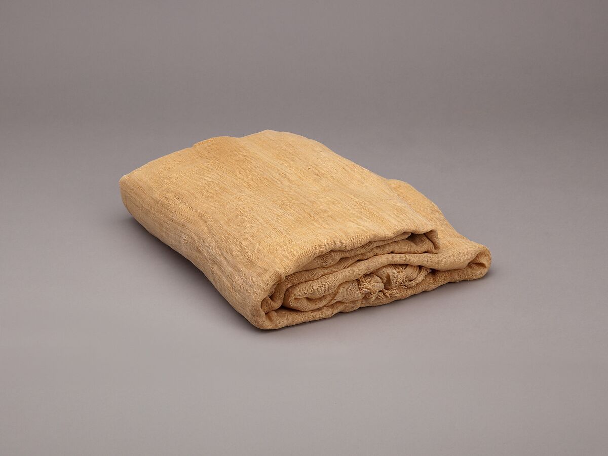 Sheet, linen mark, coarse spin, irregular weave, Linen