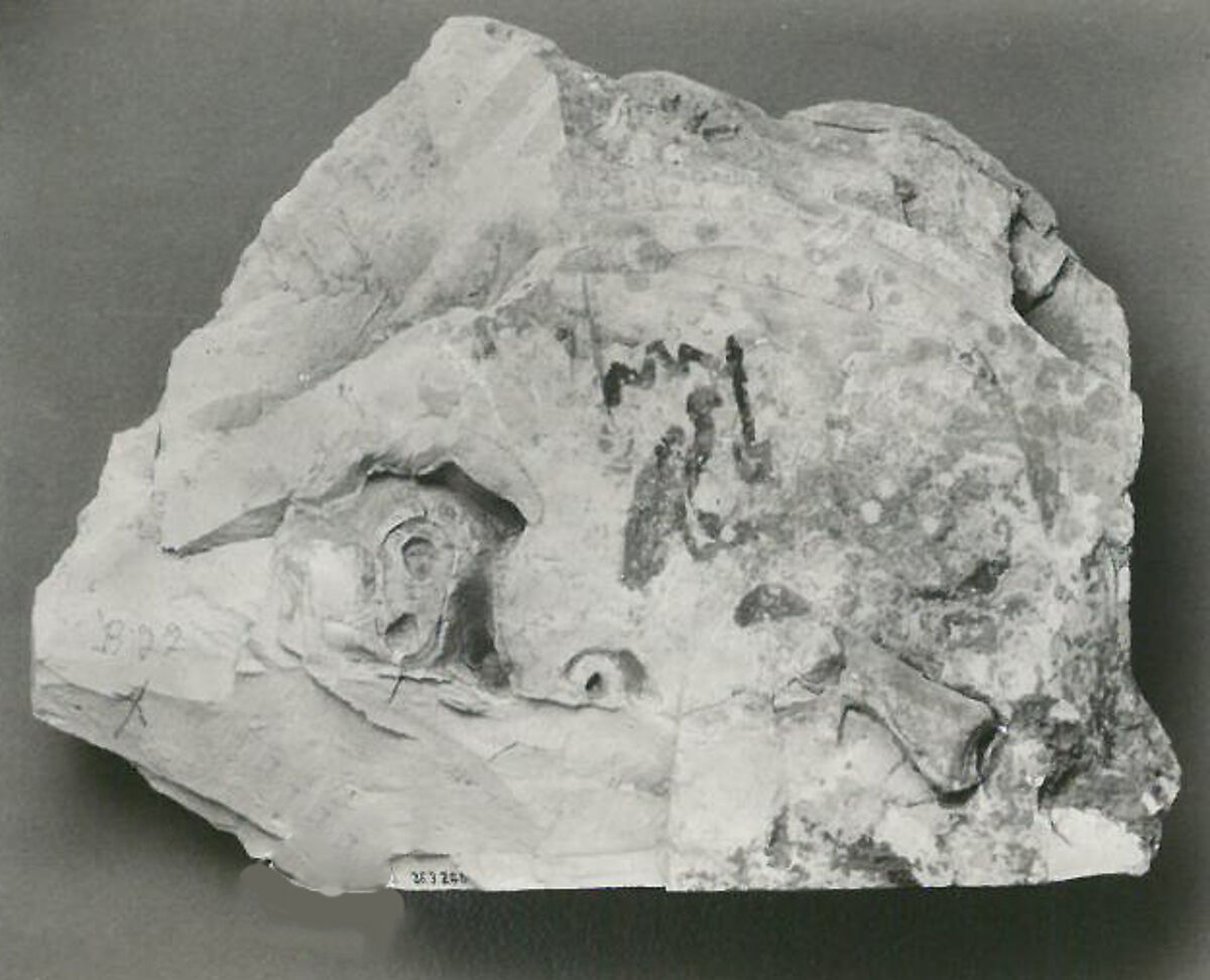 Name Stone of Senenmut, Limestone, paint 