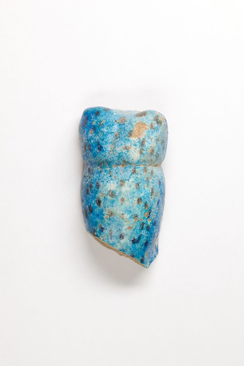 Vase fragment, Faience 