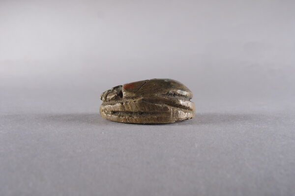 Scarab with Reshef and Animals, Steatite