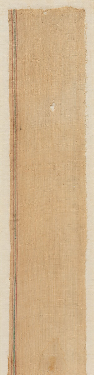 Mummy Cloth Fragment of Nesitanebtasheru, Linen