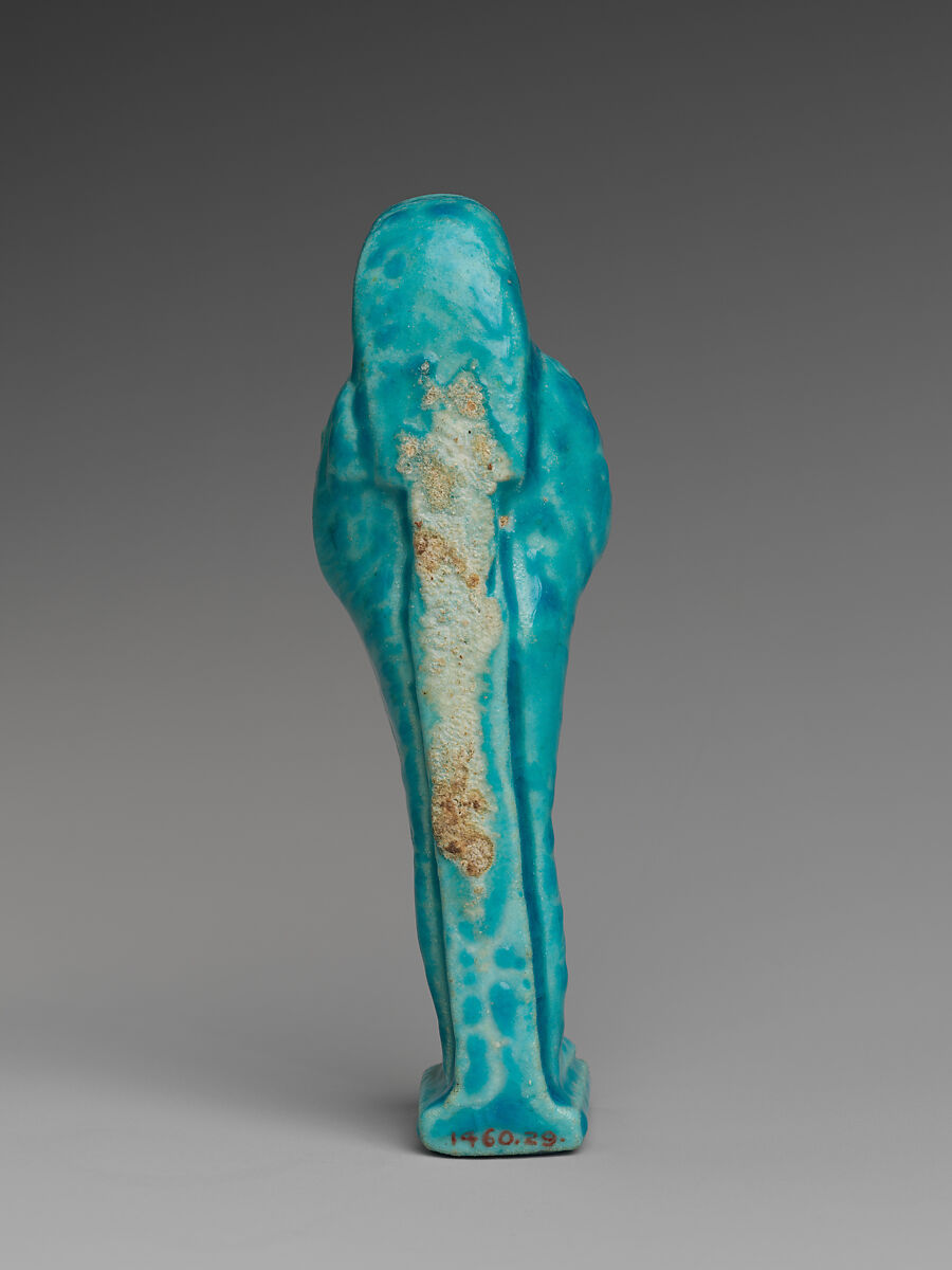 Shabti of Petosiris, son of Djedhor, Faience