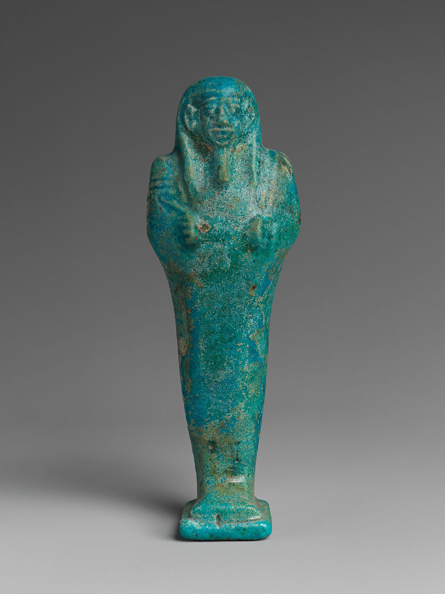 Shabti of Djedhor, Faience 