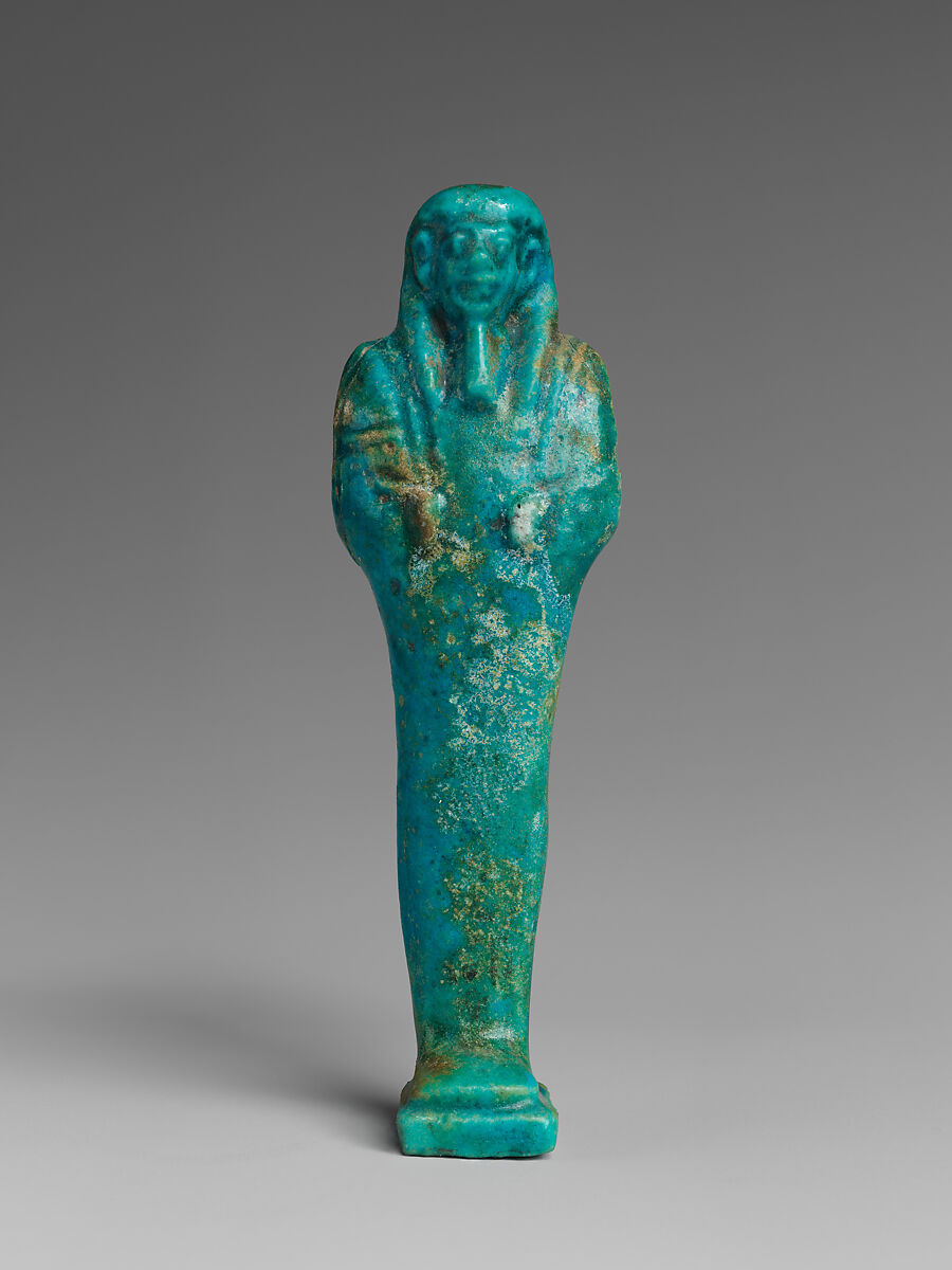 Shabti of Djedhor, Faience 