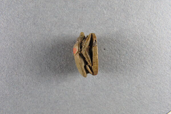 Scarab, Steatite, traces of green glaze