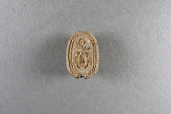 Scarab of Painedjem II, Glazed steatite 