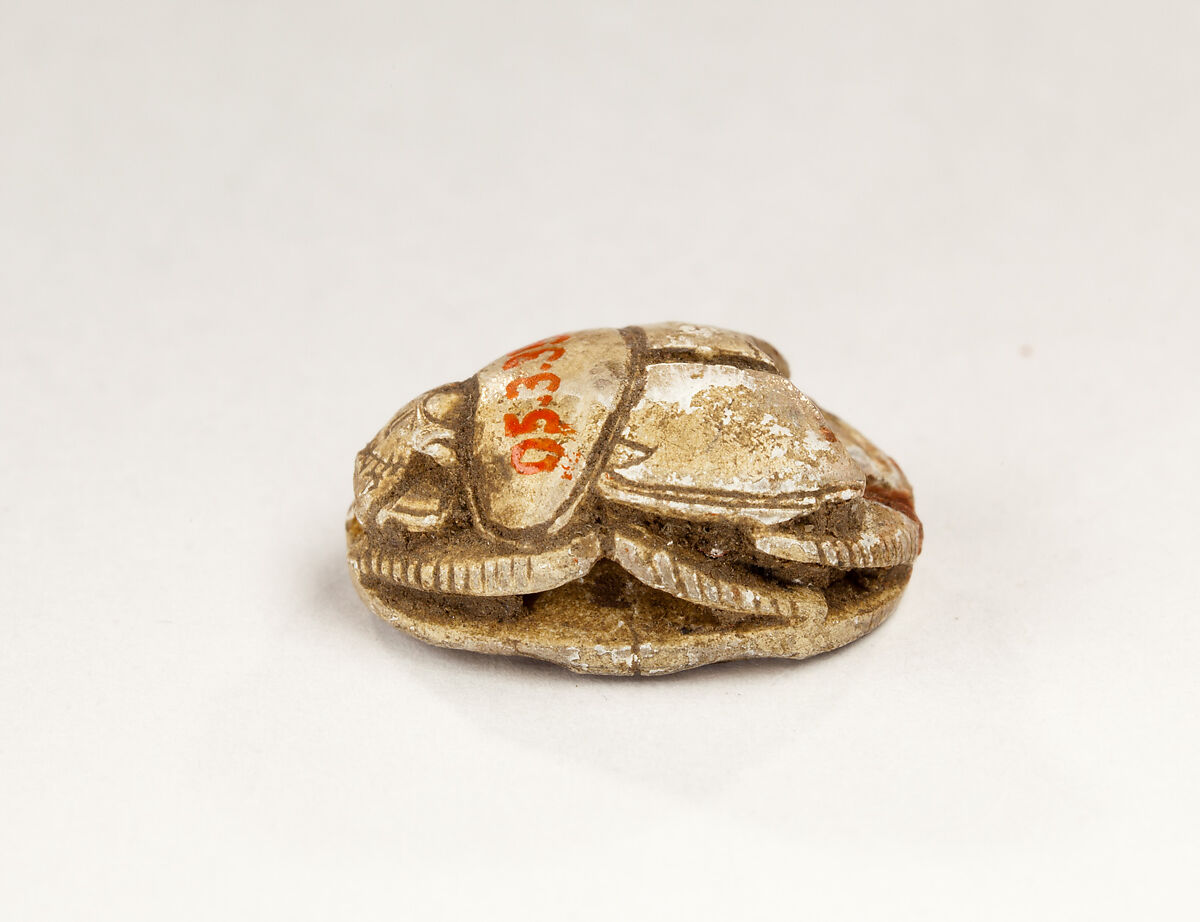 Scarab Inscribed with the Throne Name of Thutmose II, Steatite